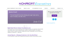 Desktop Screenshot of nonprofitexecutives.org